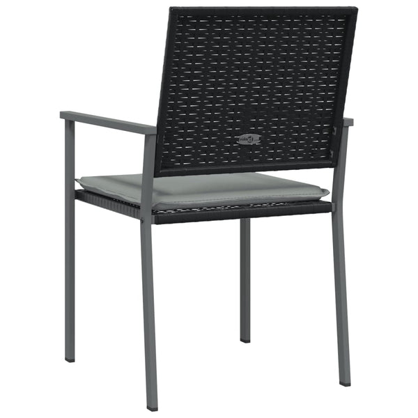 Gartenstühle mit Kissen, 2er Set