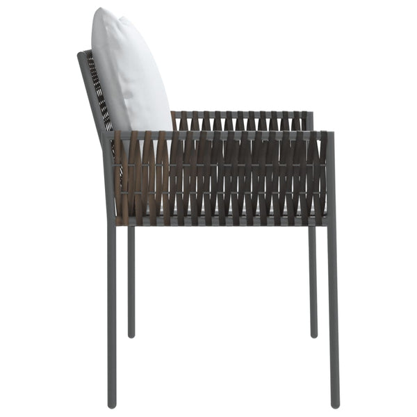 Gartenstühle mit Kissen, 2er Set