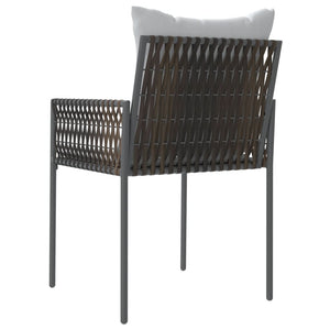 Gartenstühle mit Kissen, 2er Set