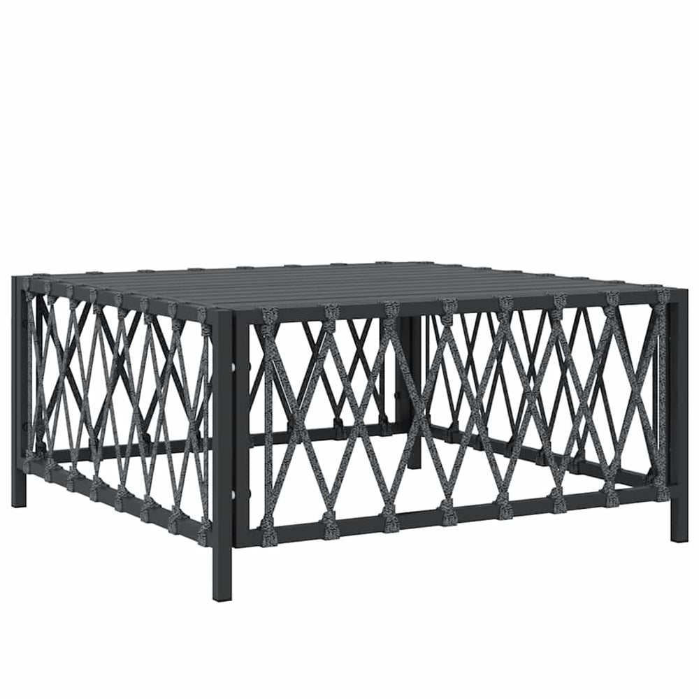 Anthrazit Gartentisch 70x70 cm
