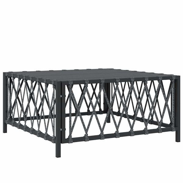 Anthrazit Gartentisch 70x70 cm