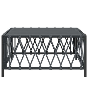 Anthrazit Gartentisch 70x70 cm