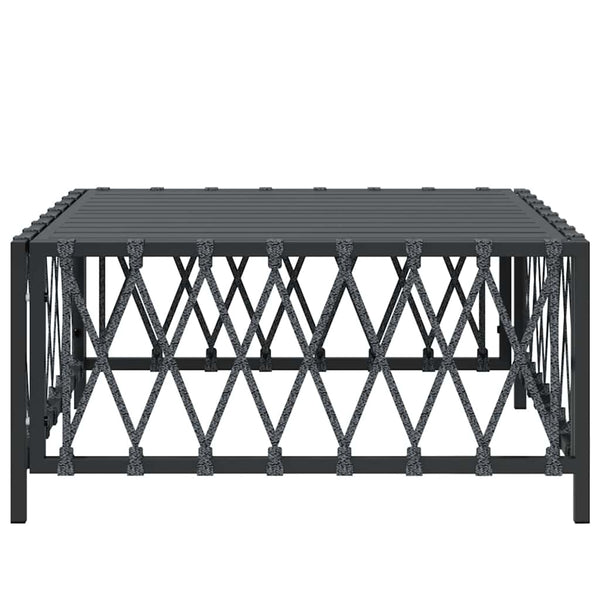 Anthrazit Gartentisch 70x70 cm