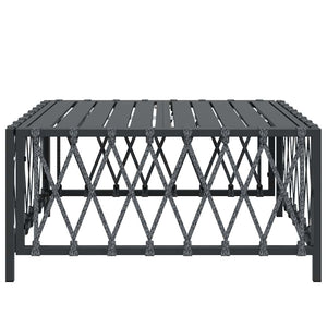 Anthrazit Gartentisch 70x70 cm