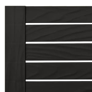 Sonnenliegen 2er Set Schwarz Polypropylen