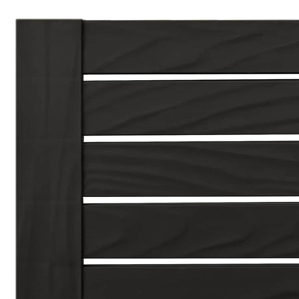 Sonnenliegen 2er Set Schwarz Polypropylen