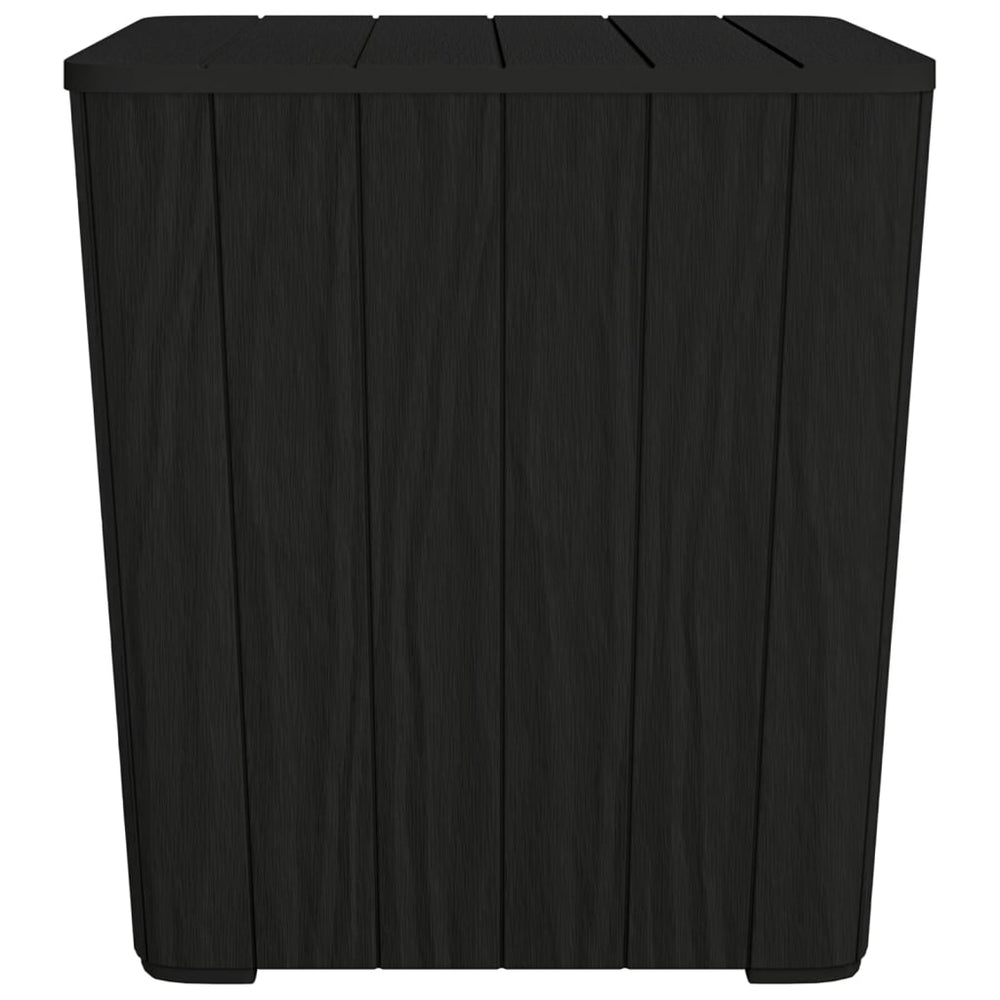 Gartentisch Schwarz mit Staufach
