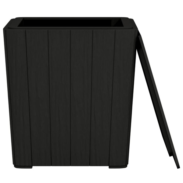 Gartentisch Schwarz mit Staufach
