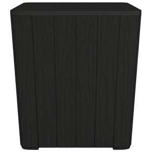 Gartentisch Schwarz mit Staufach