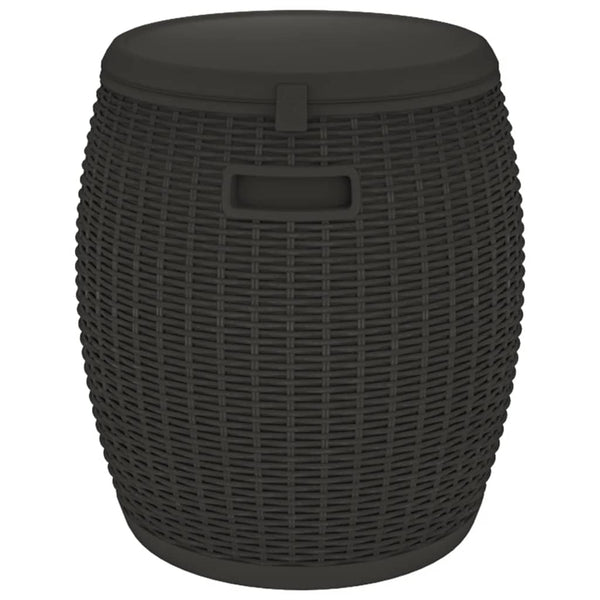 4-in-1 Gartenbox Schwarz Polypropylen