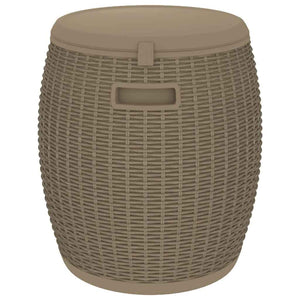 4-in-1 Gartenbox Hellbraun Polypropylen