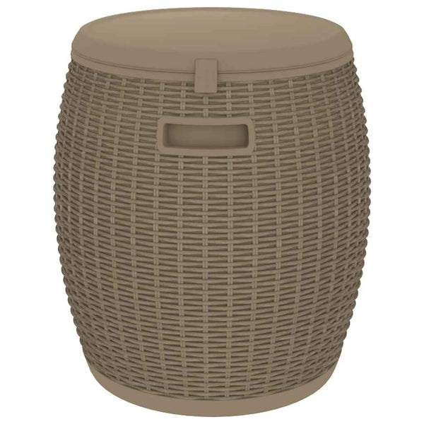 4-in-1 Gartenbox Hellbraun Polypropylen