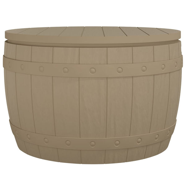 3-in-1 Gartenbox Hellbraun