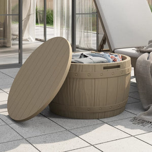 3-in-1 Gartenbox Hellbraun