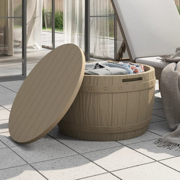 3-in-1 Gartenbox Hellbraun