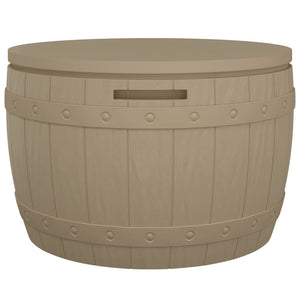 3-in-1 Gartenbox Hellbraun