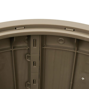 3-in-1 Gartenbox Hellbraun