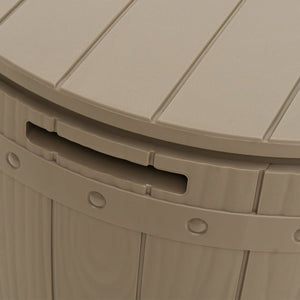 3-in-1 Gartenbox Hellbraun
