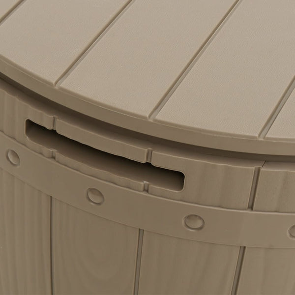 3-in-1 Gartenbox Hellbraun