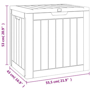 Gartenbox Grau 55,5x43x53cm
