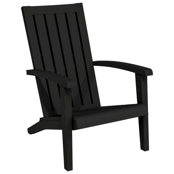 Adirondack Gartenstühle 2er Set Schwarz