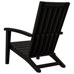 Adirondack Gartenstühle 2er Set Schwarz