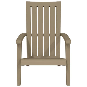 Adirondack Gartenstühle 2er Set Hellbraun