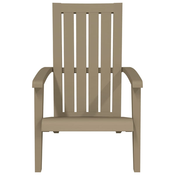Adirondack Gartenstühle 2er Set Hellbraun