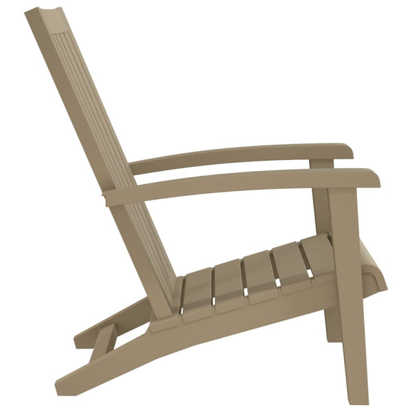 Adirondack Gartenstühle 2er Set Hellbraun