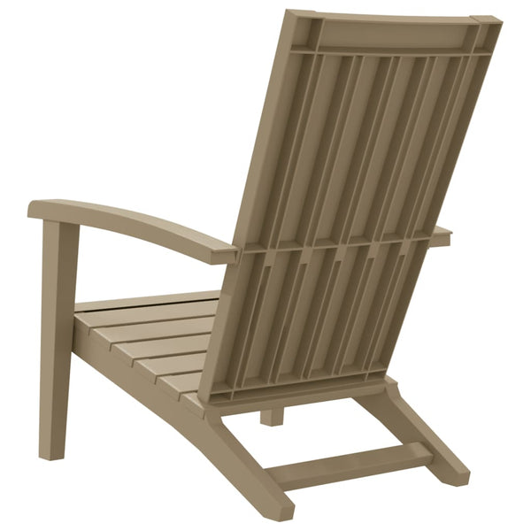 Adirondack Gartenstühle 2er Set Hellbraun