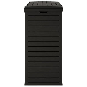 Schwarze Outdoor-Mülltonne 230L