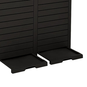 Schwarze Outdoor-Mülltonne 230L