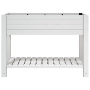 Hochbeet Weiß 110 cm Polypropylen