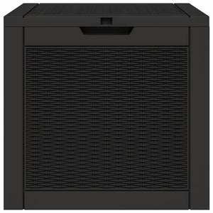 Gartenbox Schwarz 55,5x43x53 cm