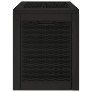 Gartenbox Schwarz 55,5x43x53 cm