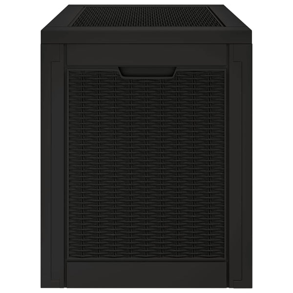 Gartenbox Schwarz 55,5x43x53 cm
