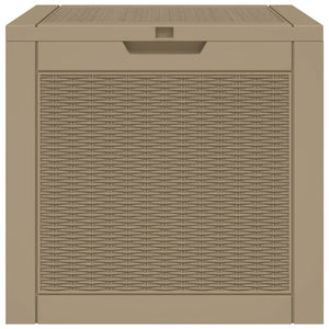 vidaXL Boîte de jardin marron clair 55,5x43x53 cm polypropylène