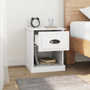 Nachttische Weiß 2er Set Holz