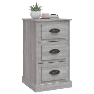Nachttisch Grau Sonoma 39x39x67 cm