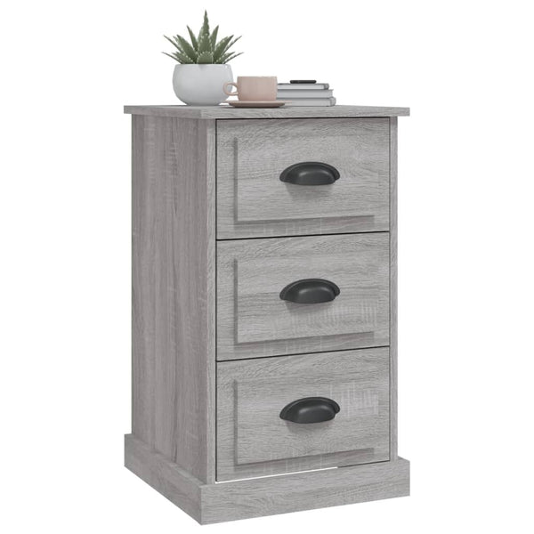Nachttisch Grau Sonoma 39x39x67 cm