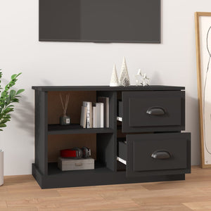 Schwarzer TV-Schrank 73 cm