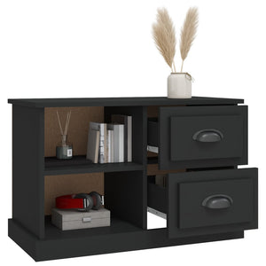Schwarzer TV-Schrank 73 cm