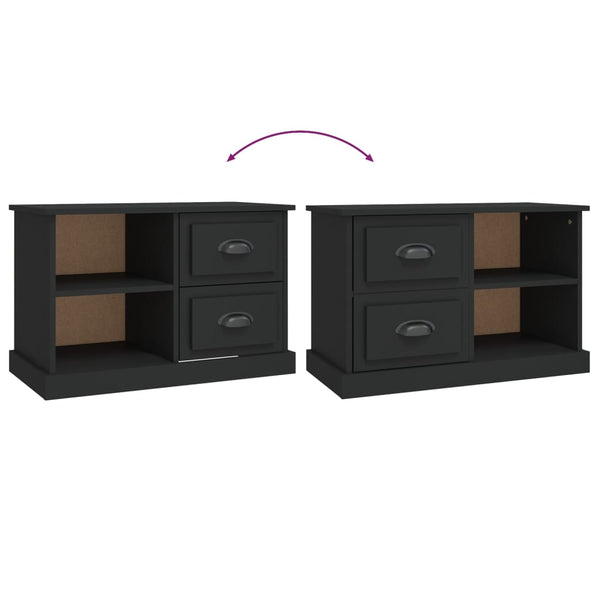 Schwarzer TV-Schrank 73 cm