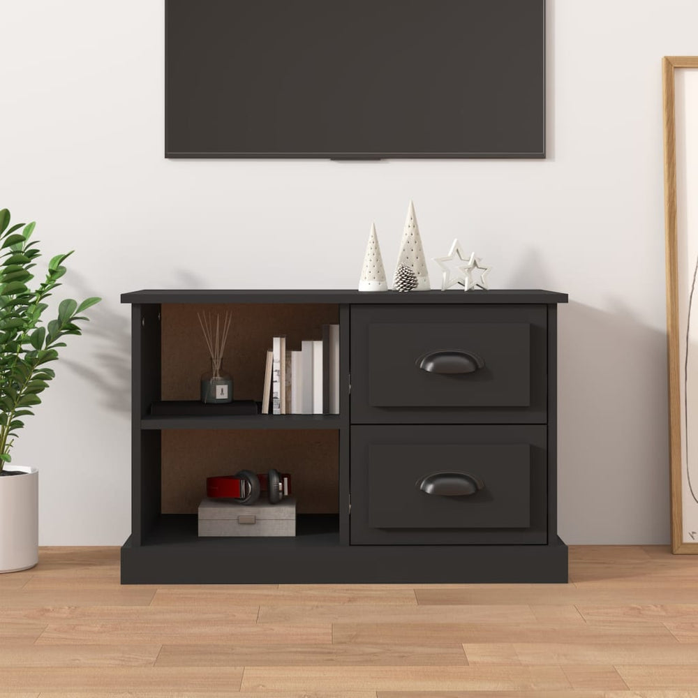 Schwarzer TV-Schrank 73 cm