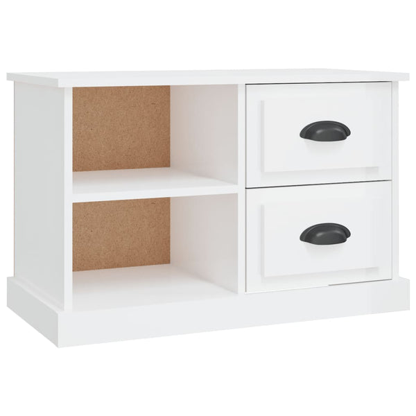 Hochglanz TV-Schrank Weiß, 73 cm