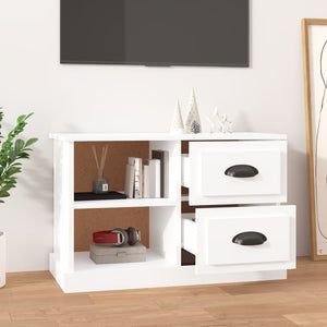 Hochglanz TV-Schrank Weiß, 73 cm