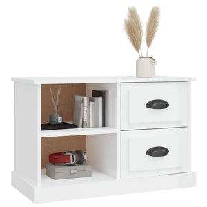 Hochglanz TV-Schrank Weiß, 73 cm