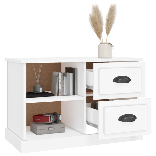 Hochglanz TV-Schrank Weiß, 73 cm