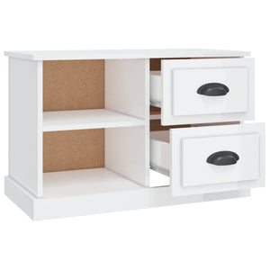 Hochglanz TV-Schrank Weiß, 73 cm