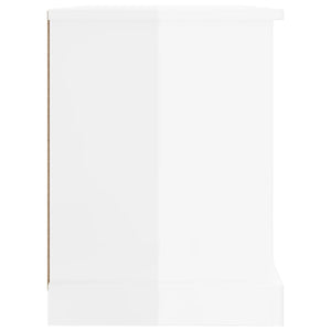 Hochglanz TV-Schrank Weiß, 73 cm